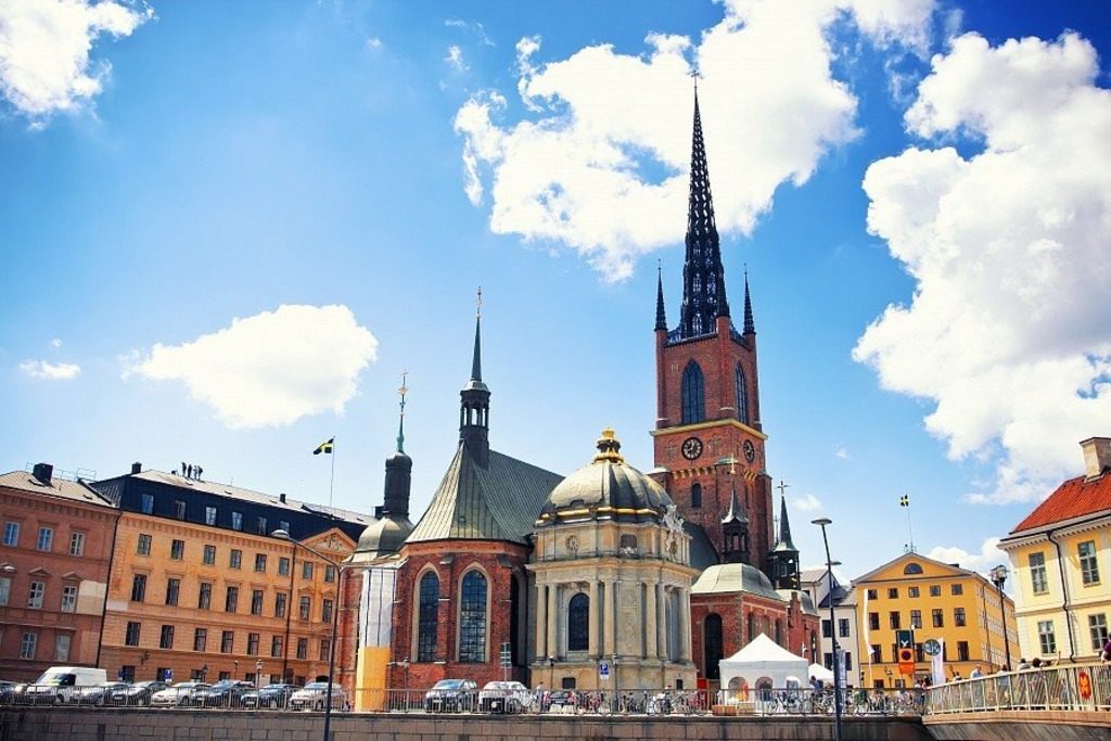 Церковь Риддархольмена Riddarholmskyrkan в Стокгольме