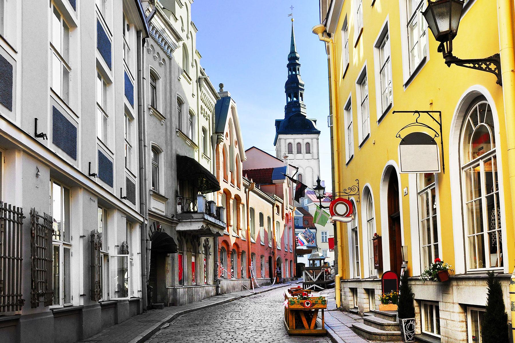 Эстония Таллин улицы