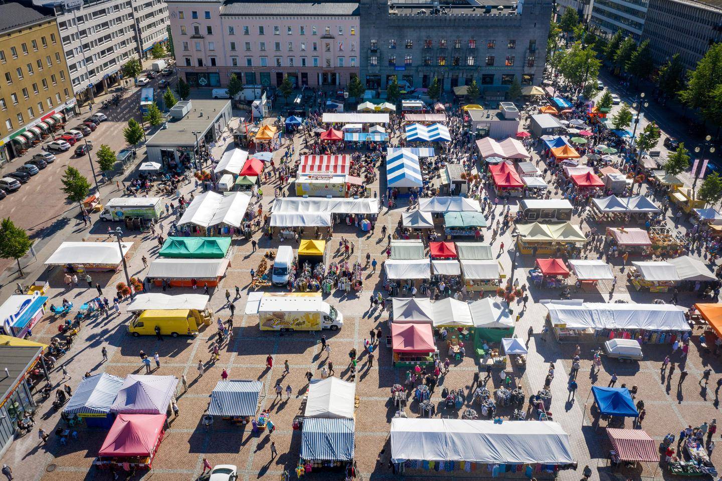 The market square of Lahti